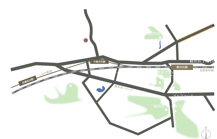 現地案内図
