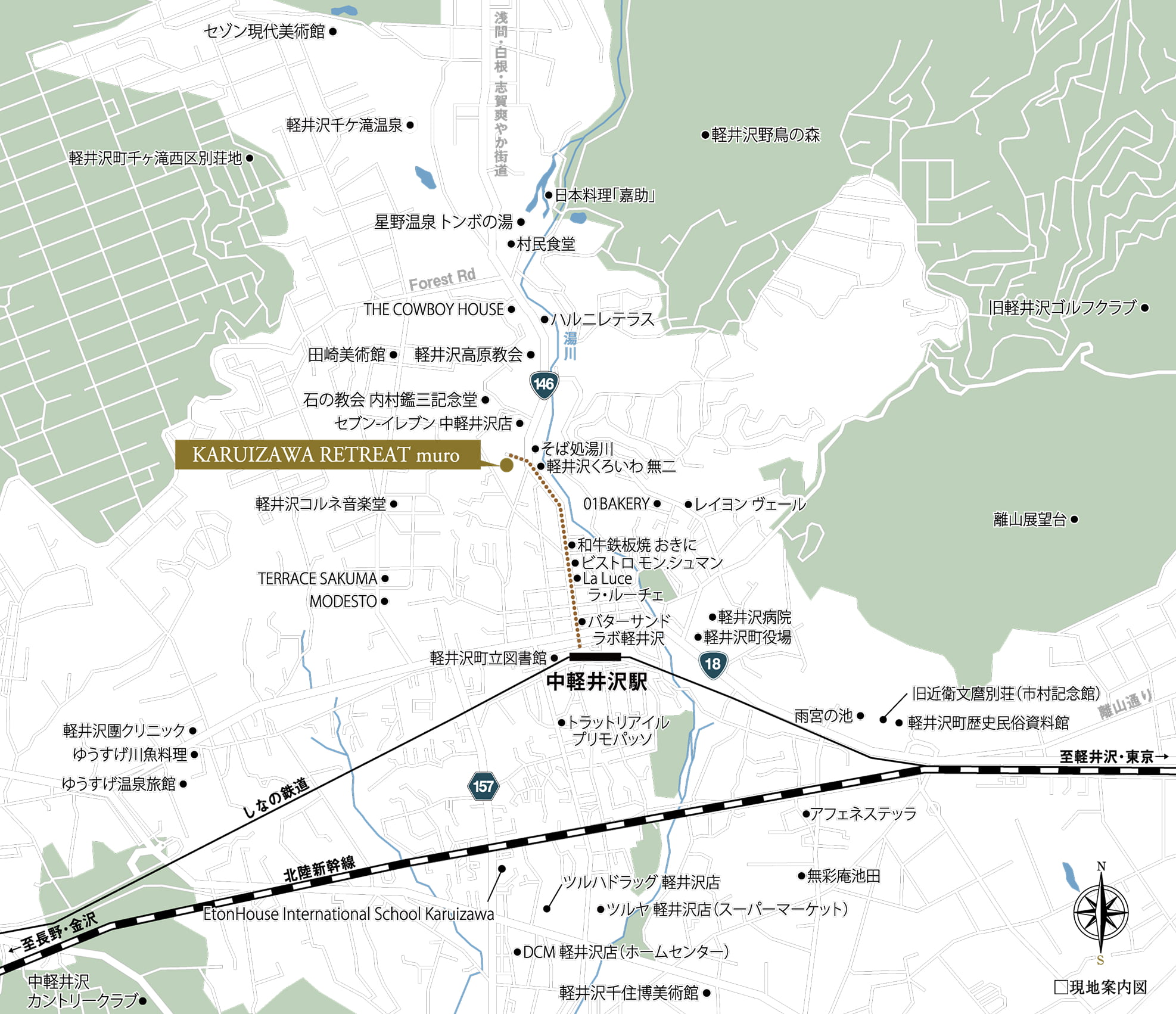 現地案内図